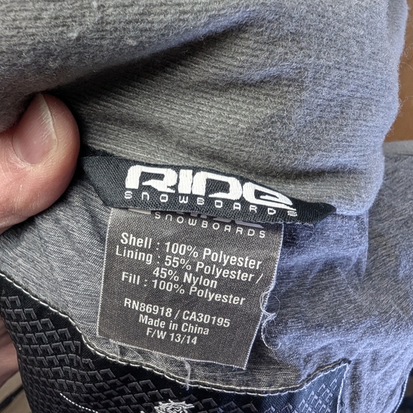 Ride Cappel Olive Green Snowboard Jacket w/ Zip-Stow Hood + Snowskirt, Small - Picture 13 of 13